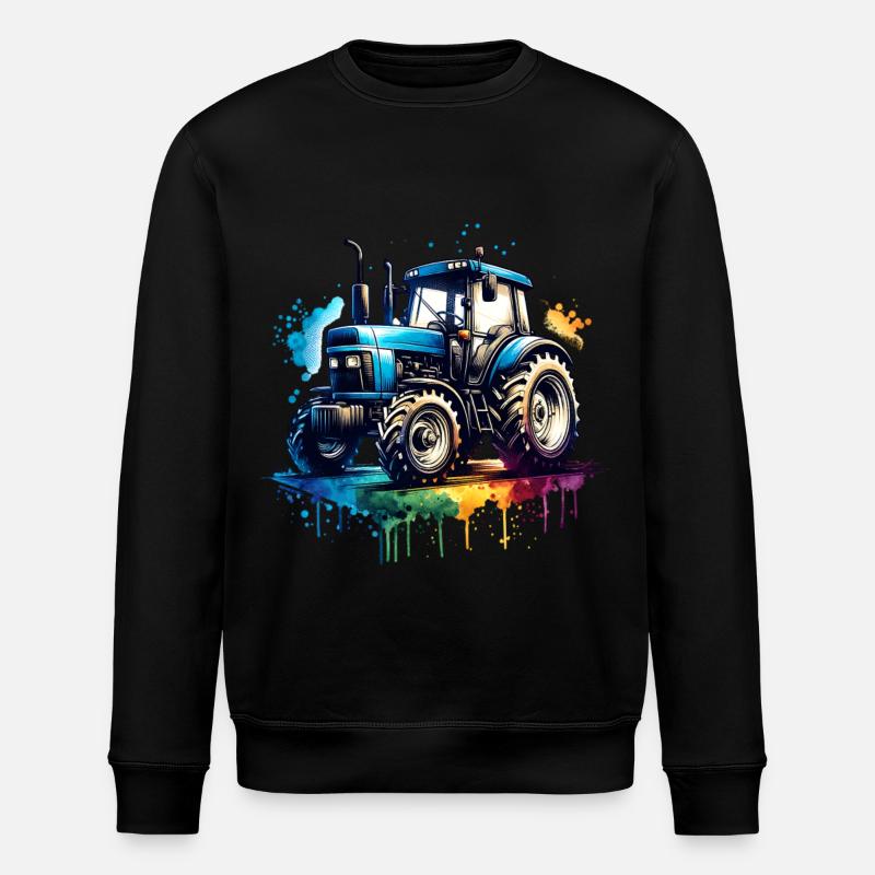 Tractor - Stanley/Stella ROLLER Unisex Organic Sweatshirt - black