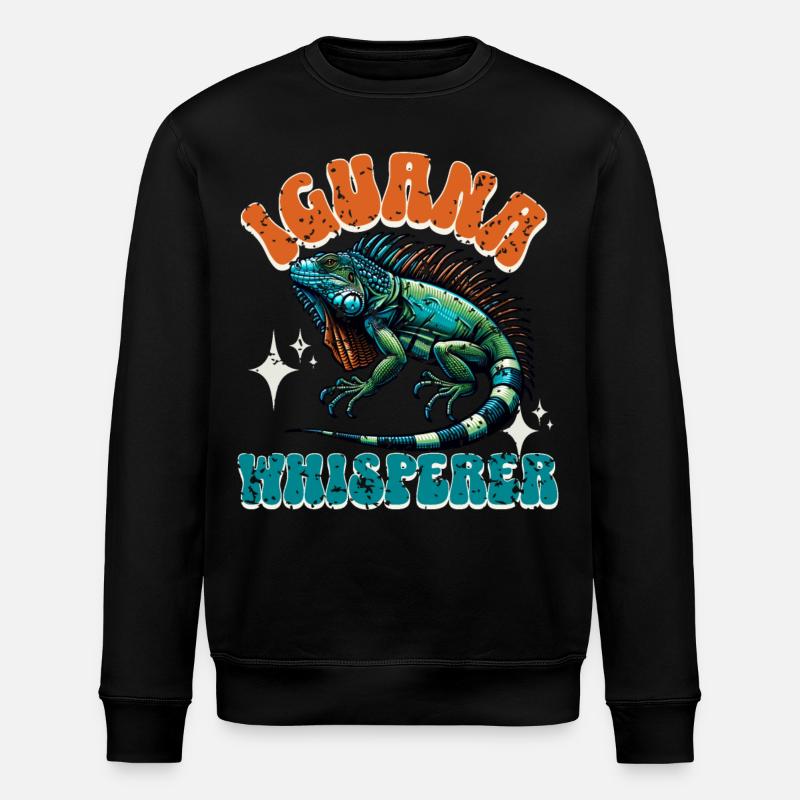 Iguane - Sweat bio ROLLER Stanley/Stella Unisexe - noir