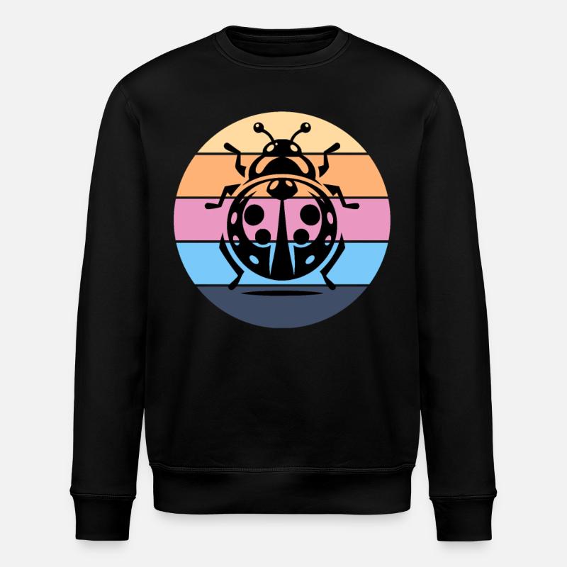 Marienkäfer - Stanley/Stella Unisex Bio-Sweatshirt ROLLER - Schwarz