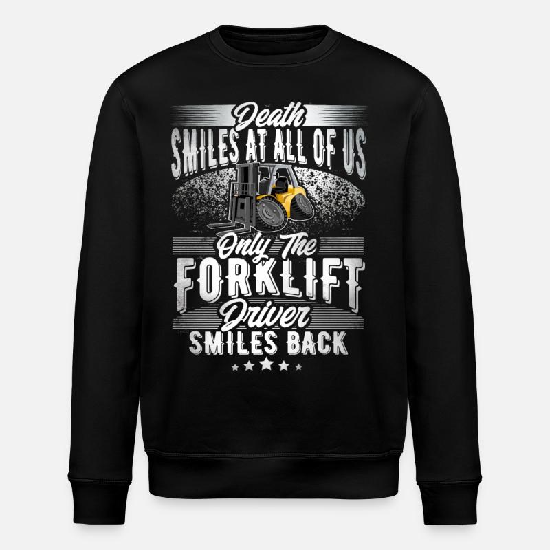 Staplerfahrer - Stanley/Stella Unisex Bio-Sweatshirt ROLLER - Schwarz