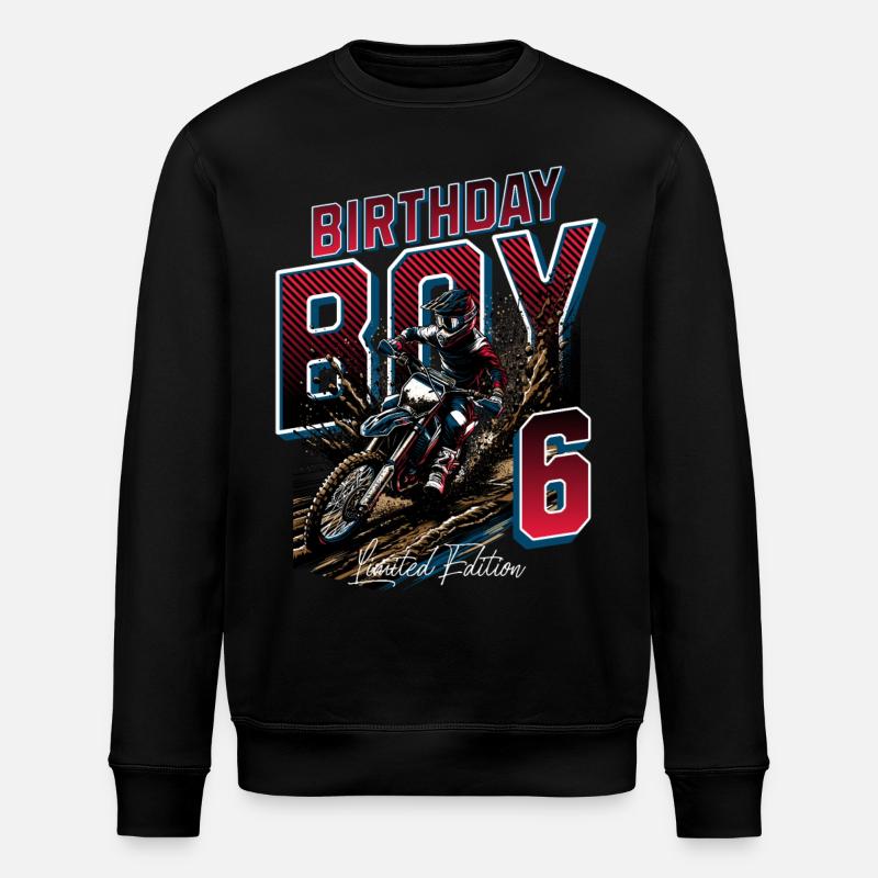 6e anniversaire de motocross - Sweat bio ROLLER Stanley/Stella Unisexe - noir