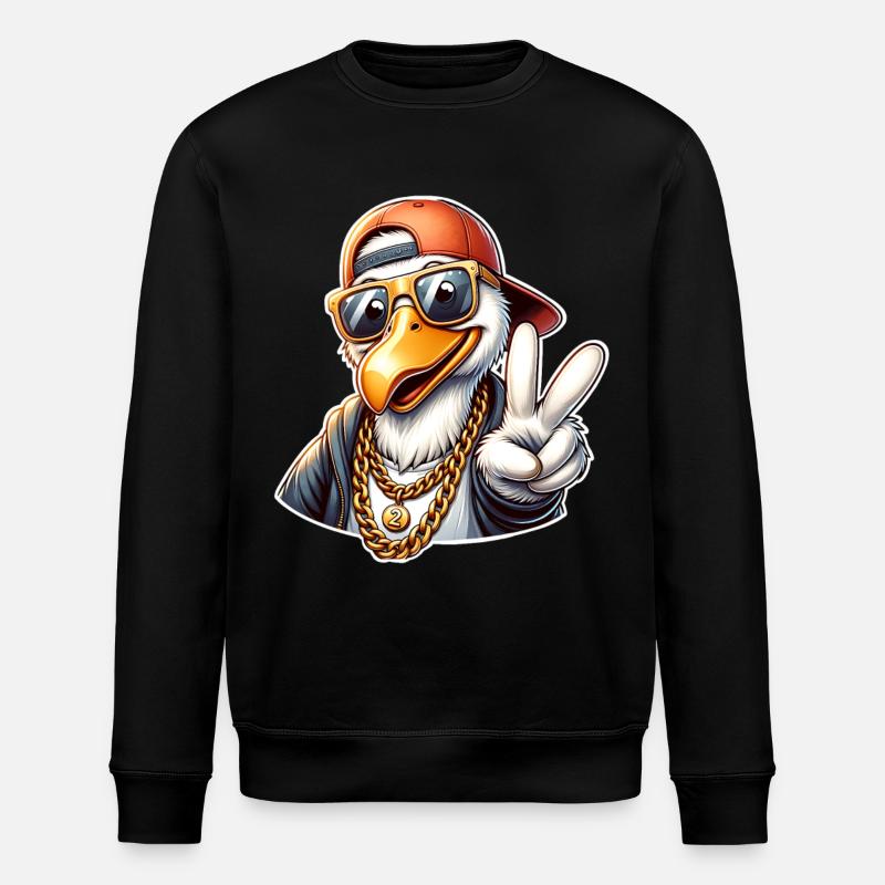 Dodo paix - Sweat bio ROLLER Stanley/Stella Unisexe - noir