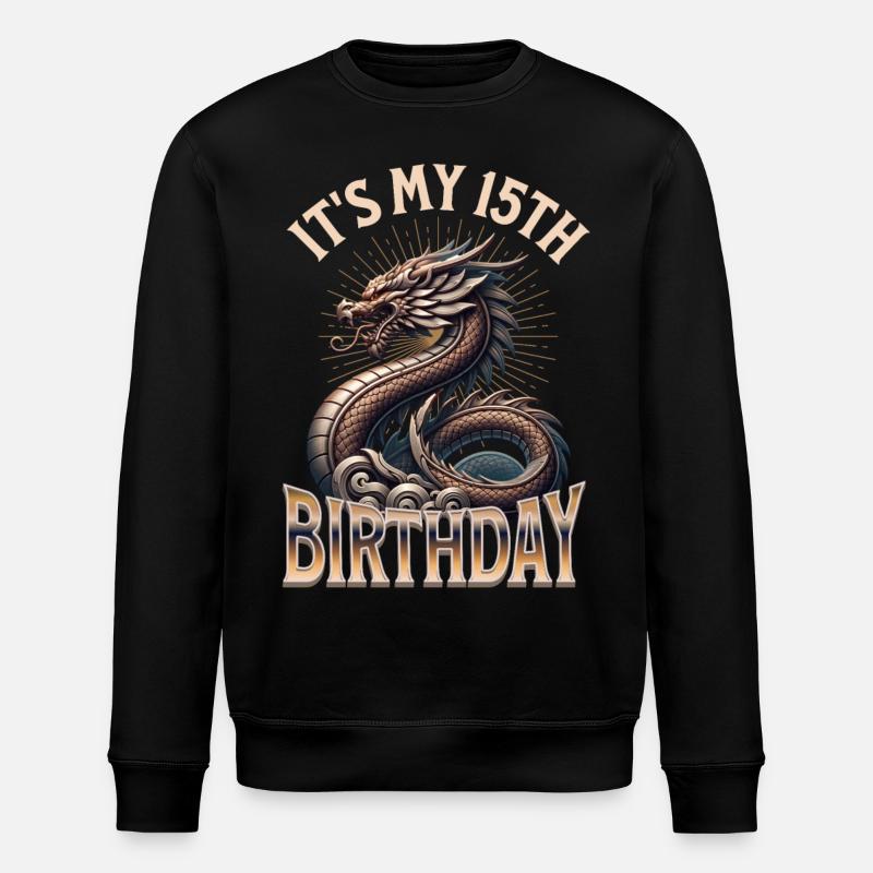 Dragon 15e anniversaire Dragon - Sweat bio ROLLER Stanley/Stella Unisexe - noir