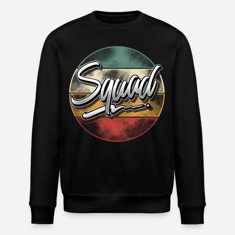 Squad - Stanley/Stella Unisex Bio-Sweatshirt ROLLER - Schwarz