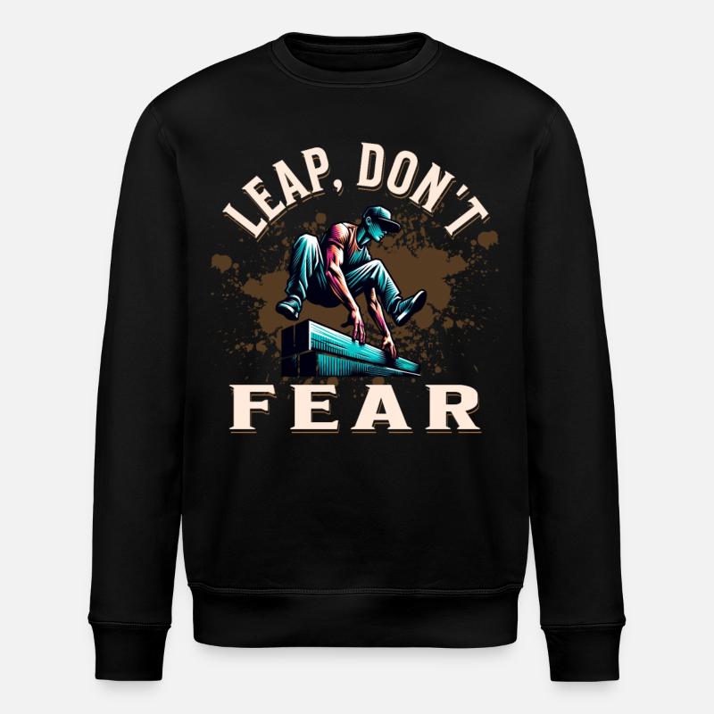 Parkour - Stanley/Stella Unisex Bio-Sweatshirt ROLLER - Schwarz