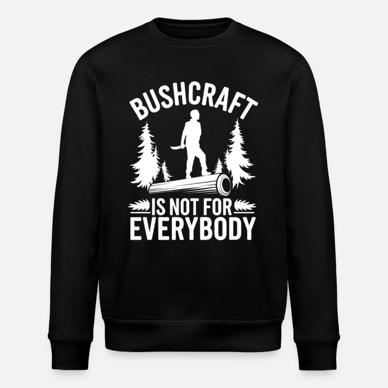 Bushcraft - Sweat bio ROLLER Stanley/Stella Unisexe - noir