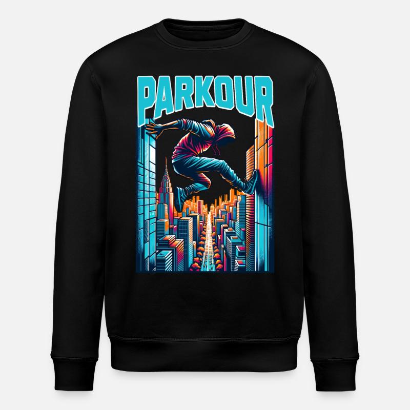 Parkour - Sweat bio ROLLER Stanley/Stella Unisexe - noir