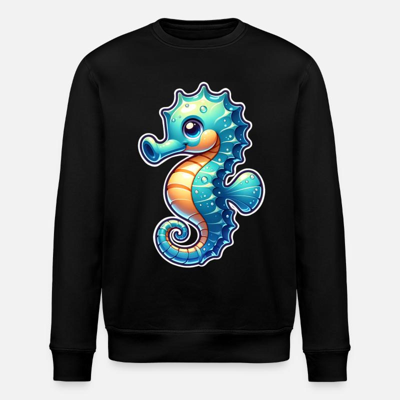 Hippocampe - Sweat bio ROLLER Stanley/Stella Unisexe - noir