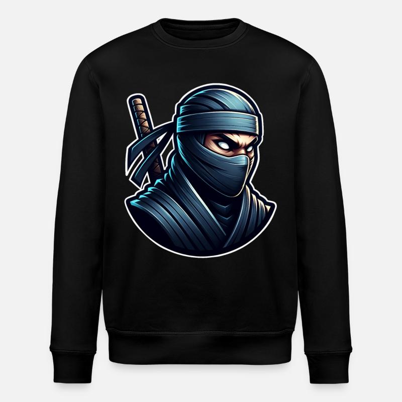 Ninja - Sweat bio ROLLER Stanley/Stella Unisexe - noir