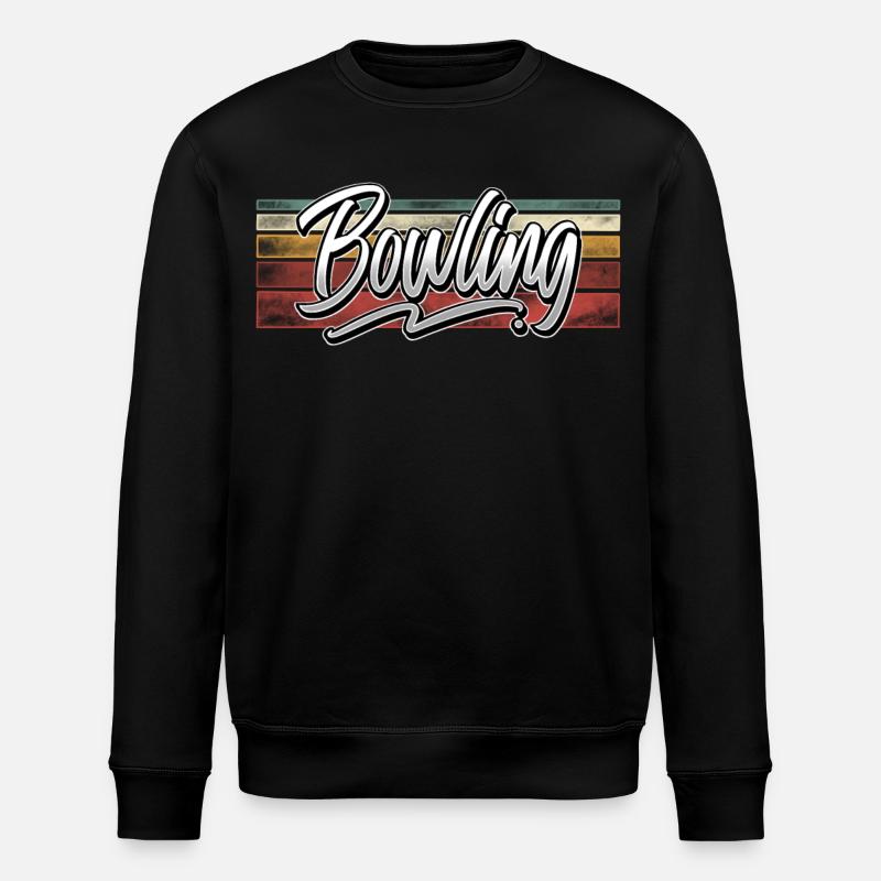 Bowling - Stanley/Stella Unisex Bio-Sweatshirt ROLLER - Schwarz