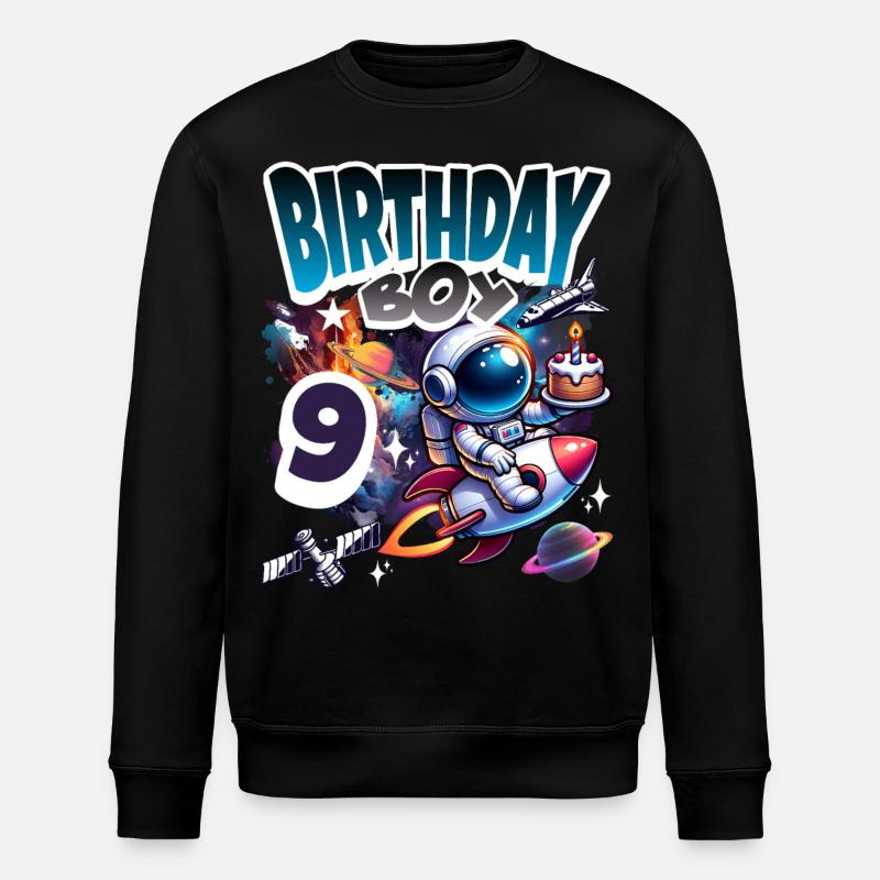 Astronaute 9e anniversaire Espace - Sweat bio ROLLER Stanley/Stella Unisexe - noir