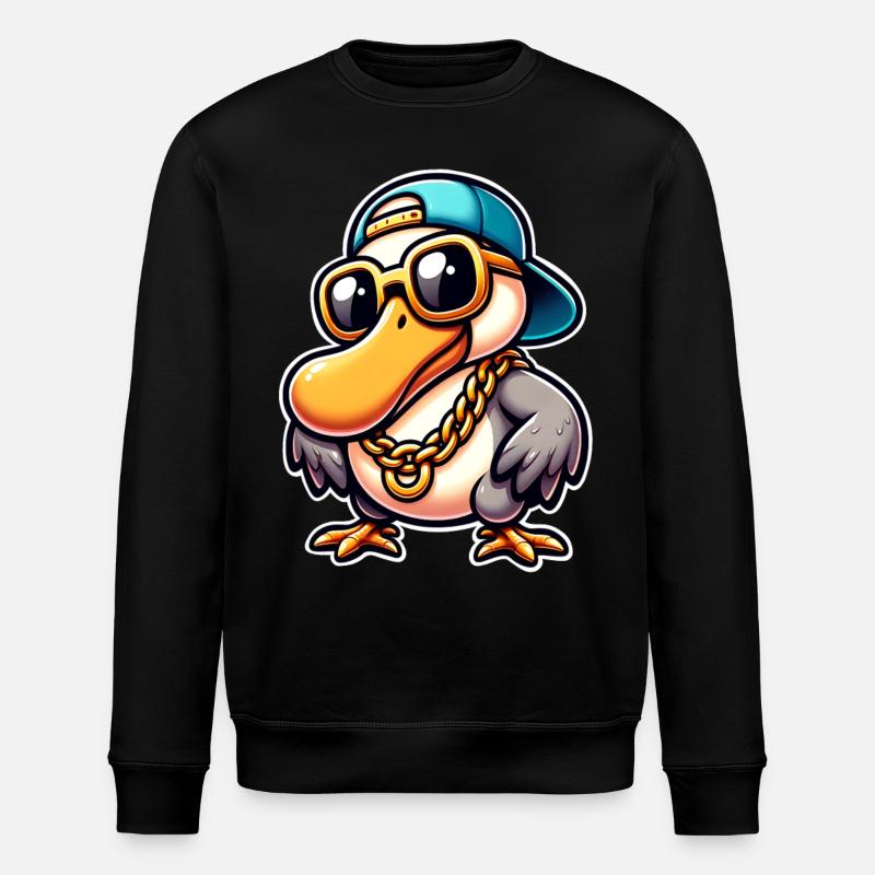 Dodo - Stanley/Stella Unisex Bio-Sweatshirt ROLLER - Schwarz