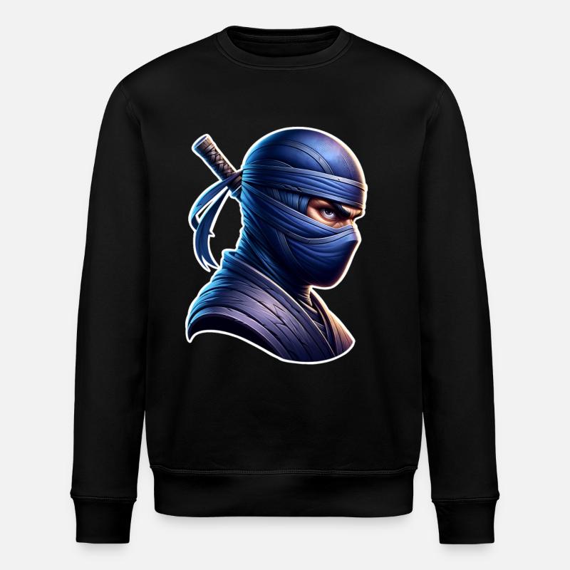 Ninja - Sweat bio ROLLER Stanley/Stella Unisexe - noir