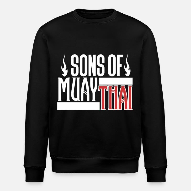 Muay Thai - Stanley/Stella ROLLER Unisex Organic Sweatshirt - black