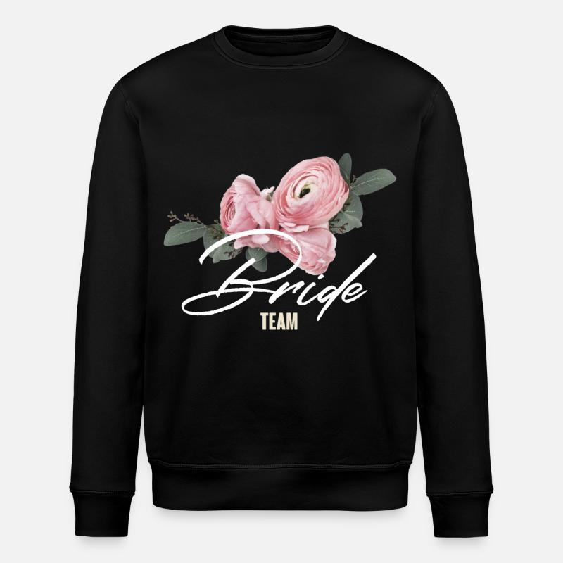Team Braut - Stanley/Stella Unisex Bio-Sweatshirt ROLLER - Schwarz