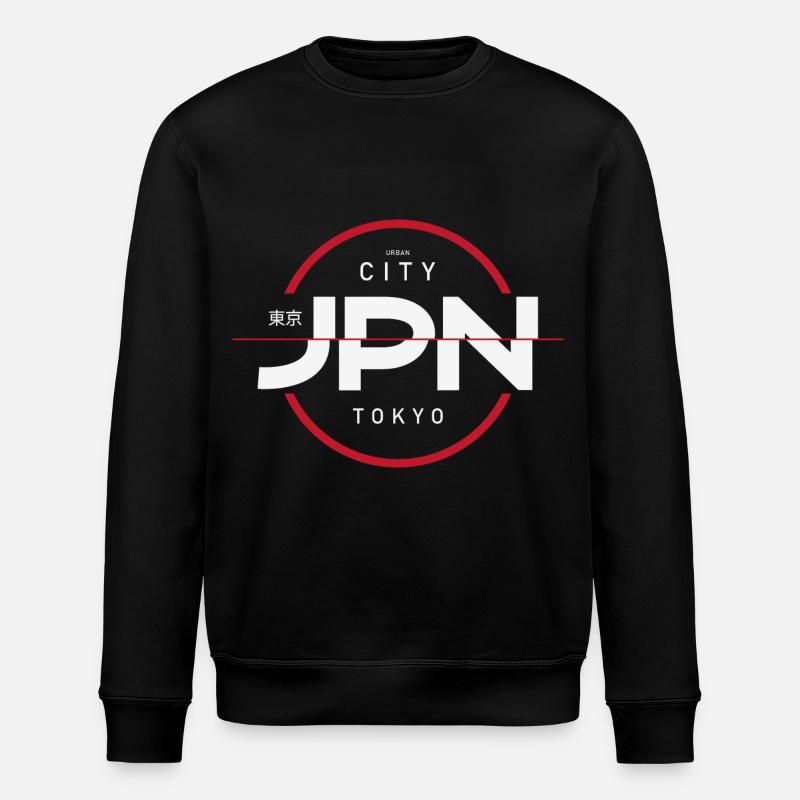 Tokyo Japan - Stanley/Stella ROLLER Unisex Organic Sweatshirt - black