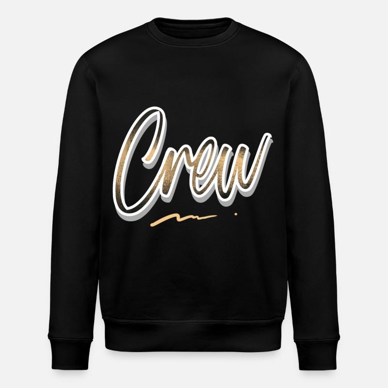 Crew - Stanley/Stella Unisex Bio-Sweatshirt ROLLER - Schwarz