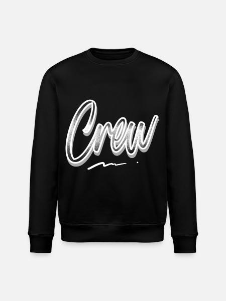 Crew - Stanley/Stella ROLLER Unisex Organic Sweatshirt - black