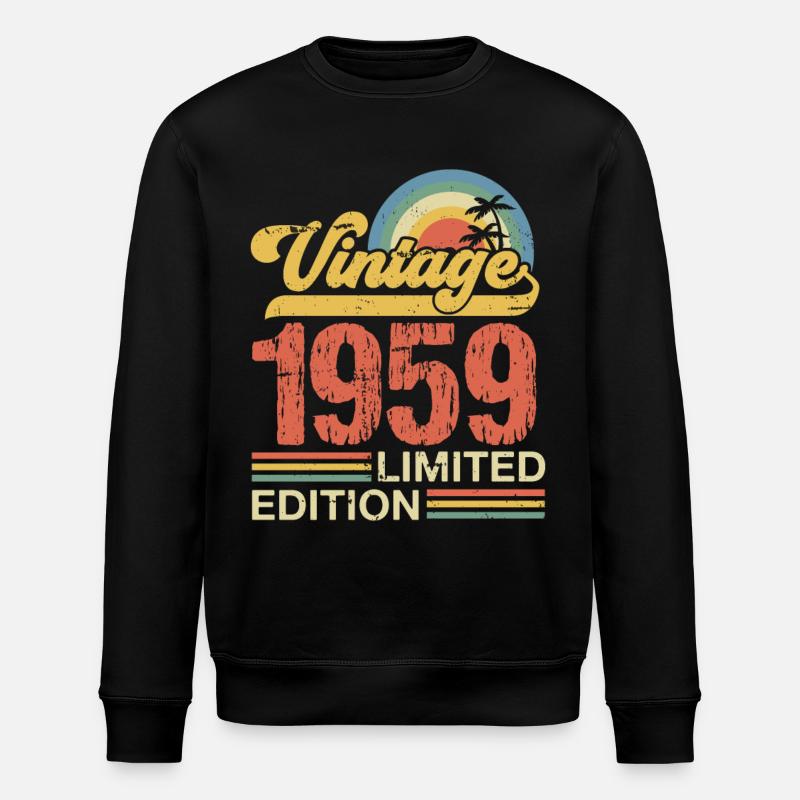 1959 - Stanley/Stella ROLLER Unisex Organic Sweatshirt - black