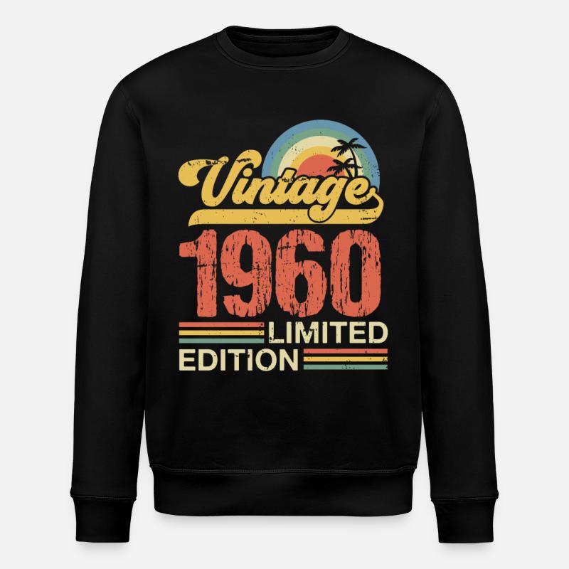 1960 - Stanley/Stella ROLLER Unisex Organic Sweatshirt - black