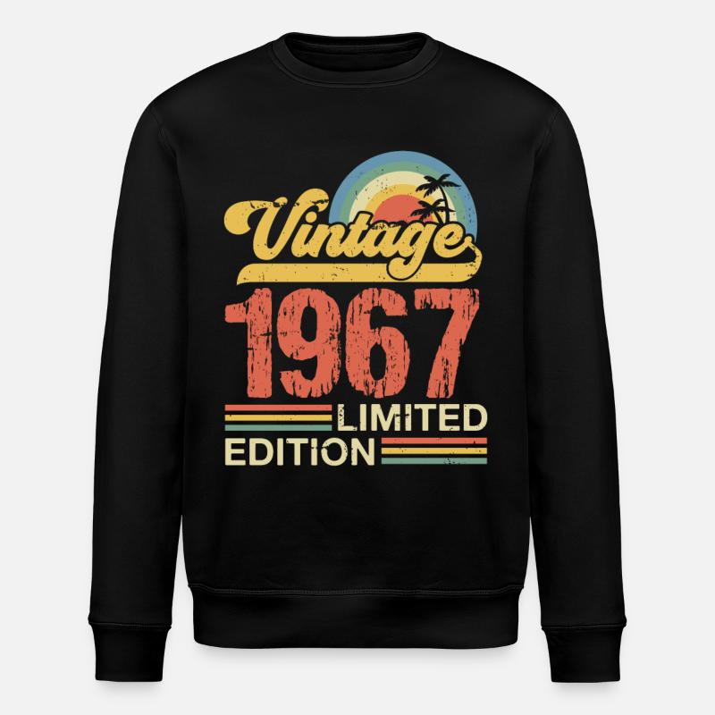 1967 - Stanley/Stella ROLLER Unisex Organic Sweatshirt - black