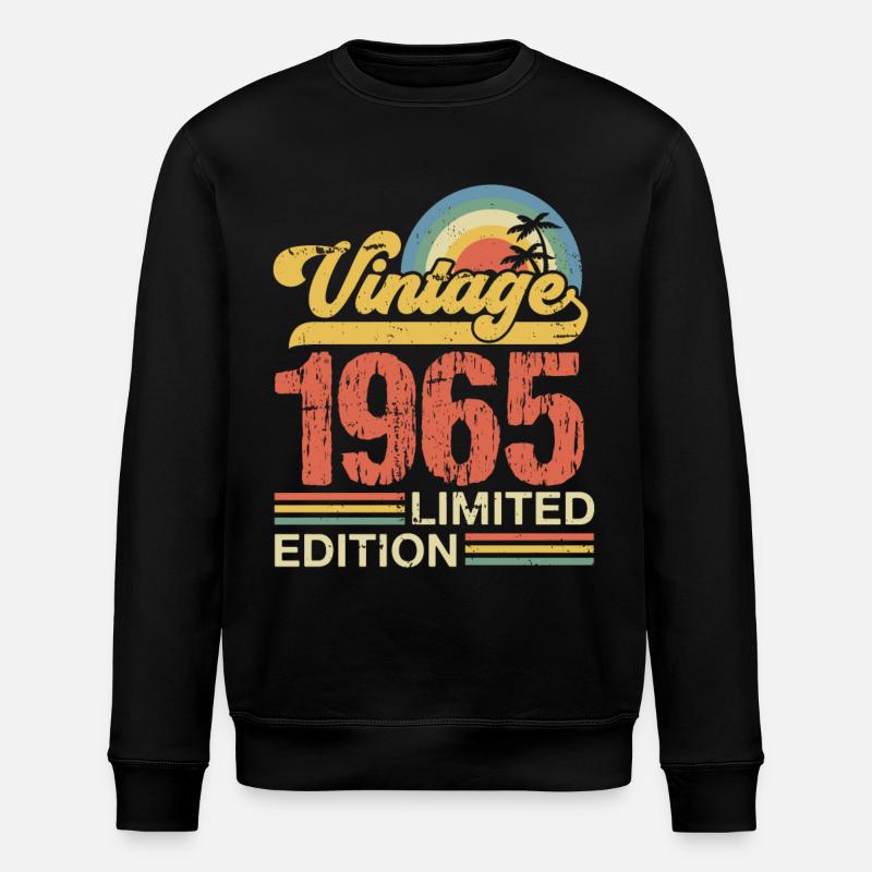 1965 - Stanley/Stella ROLLER Unisex Organic Sweatshirt - black