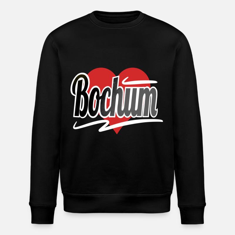 Bochum - Stanley/Stella Unisex Bio-Sweatshirt ROLLER - Schwarz