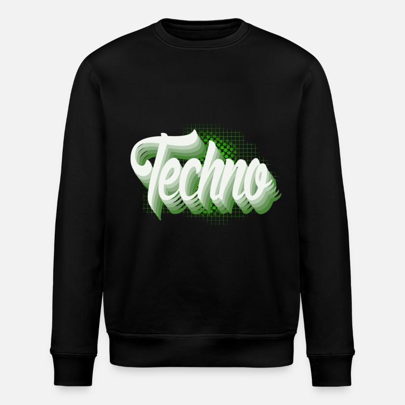 Techno - Stanley/Stella ROLLER Unisex Organic Sweatshirt - black