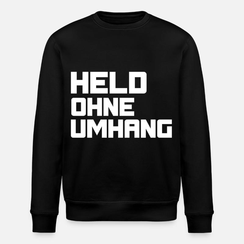 Héros sans cape - Sweat bio ROLLER Stanley/Stella Unisexe - noir