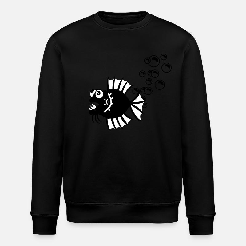 Bulles / Bubbles (C, 1c) - Sweat bio ROLLER Stanley/Stella Unisexe - noir