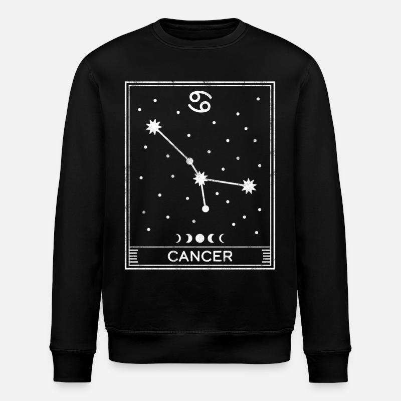 Signe astrologique du Cancer - Sweat bio ROLLER Stanley/Stella Unisexe - noir