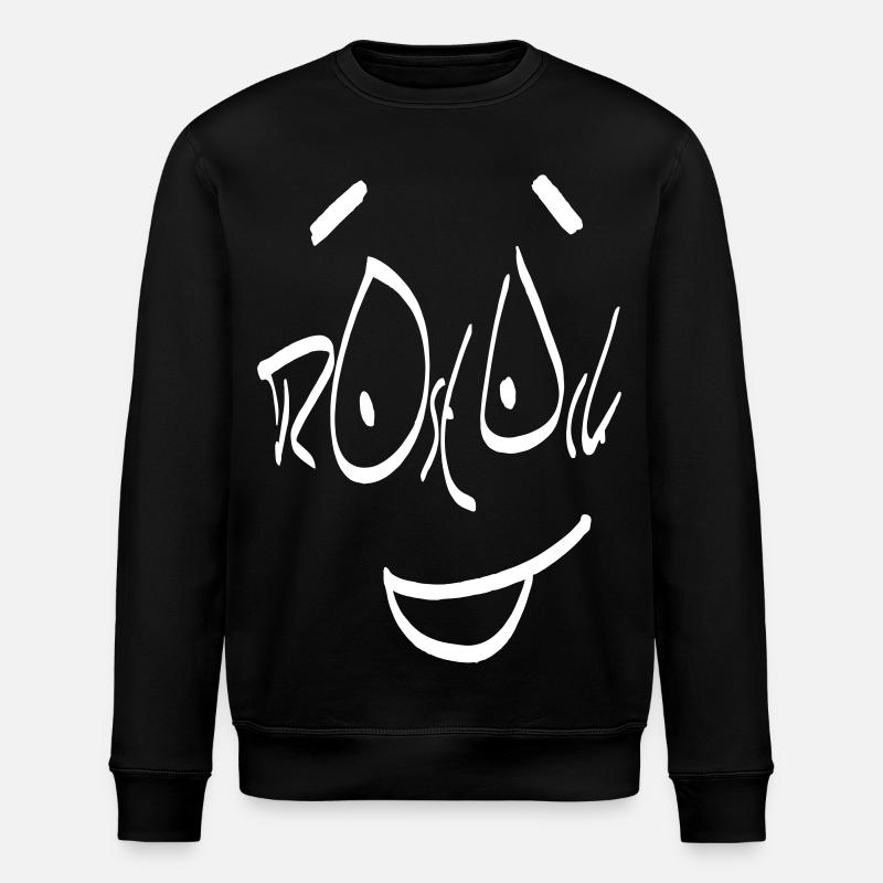 Sourire du visage de Rostock - Sweat bio ROLLER Stanley/Stella Unisexe - noir
