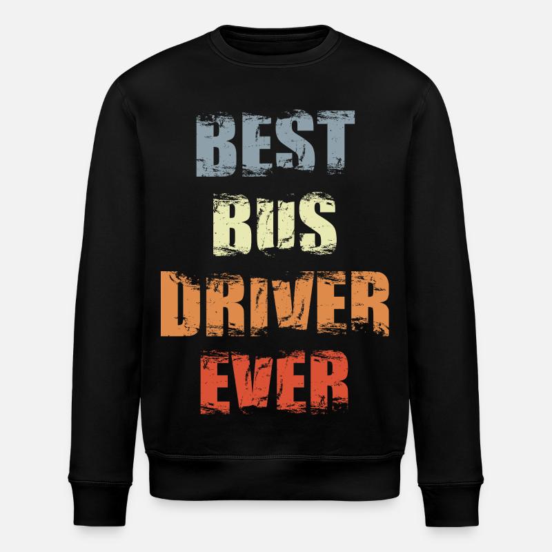 Bester Busfahrer aller Zeiten - Stanley/Stella Unisex Bio-Sweatshirt ROLLER - Schwarz