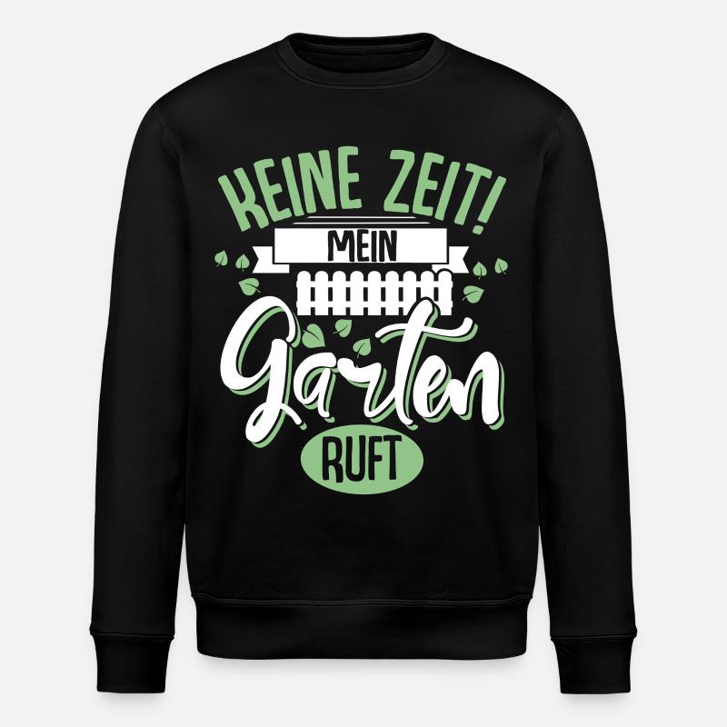 Garten Schrebergarten - Stanley/Stella Unisex Bio-Sweatshirt ROLLER - Schwarz