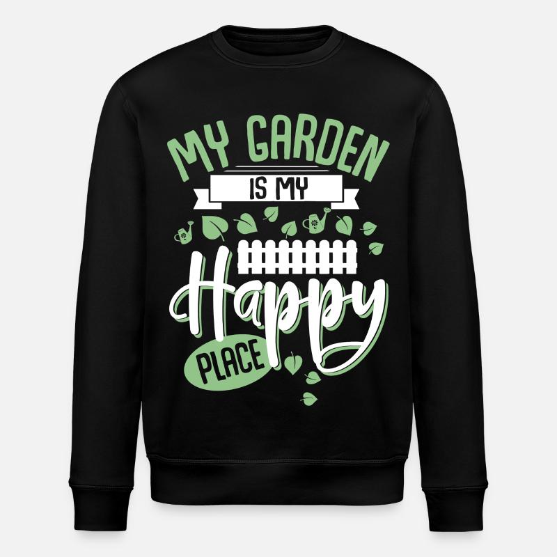 Garten Schrebergarten - Stanley/Stella Unisex Bio-Sweatshirt ROLLER - Schwarz