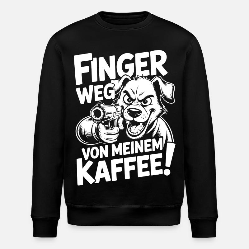 Lâche mon café - Sweat bio ROLLER Stanley/Stella Unisexe - noir
