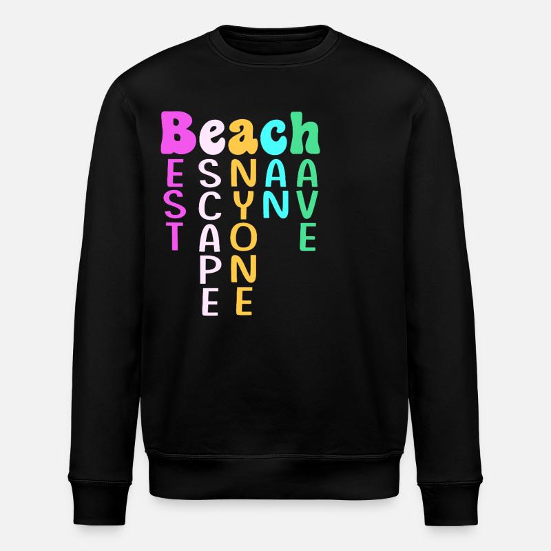 Croisière Croisière - Sweat bio ROLLER Stanley/Stella Unisexe - noir