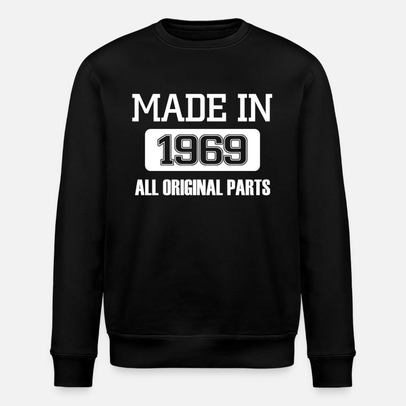 Made in 1969 - Stanley/Stella ROLLER Unisex Organic Sweatshirt - black