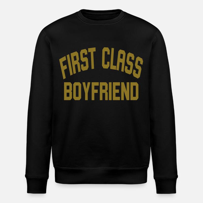 First Class Boyfriend - Stanley/Stella Unisex Bio-Sweatshirt ROLLER - Schwarz