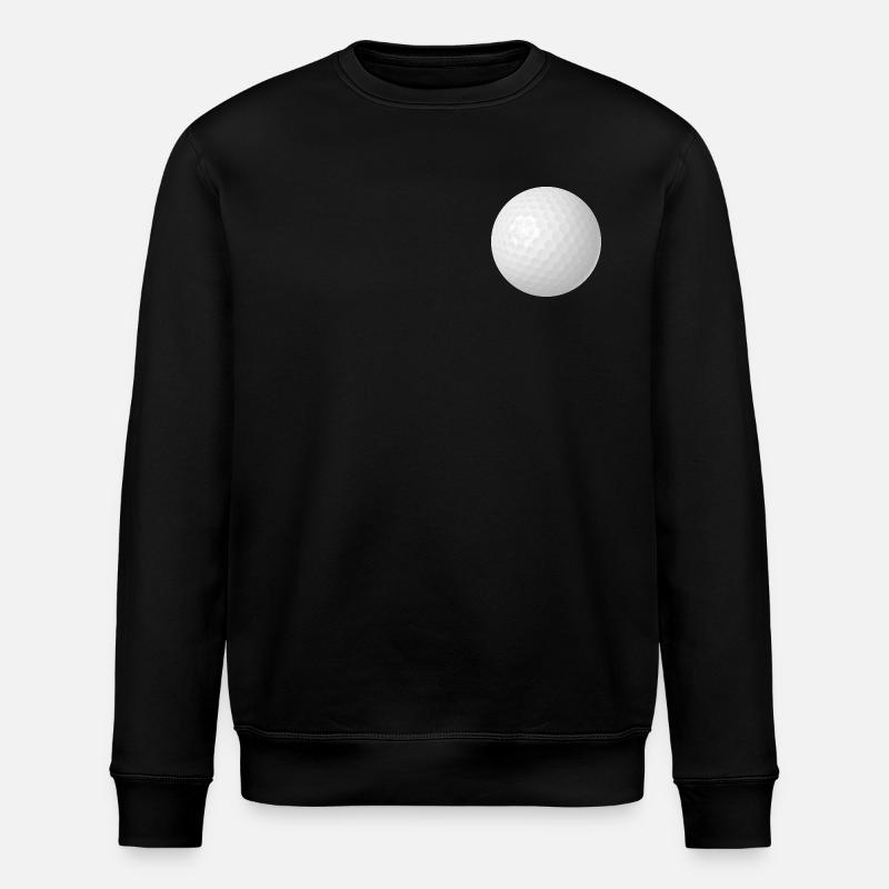 Véritable balle de golf - Sweat bio ROLLER Stanley/Stella Unisexe - noir