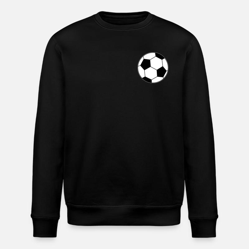 Fußball Ball  - Stanley/Stella Unisex Bio-Sweatshirt ROLLER - Schwarz