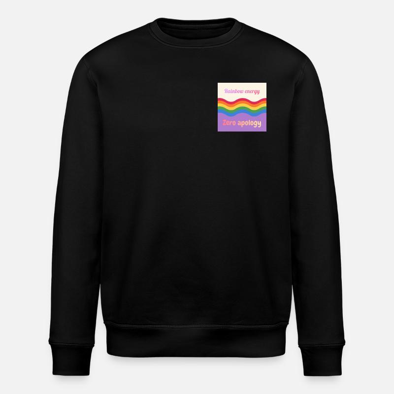 Regenbogenenergie - Stanley/Stella Unisex Bio-Sweatshirt ROLLER - Schwarz