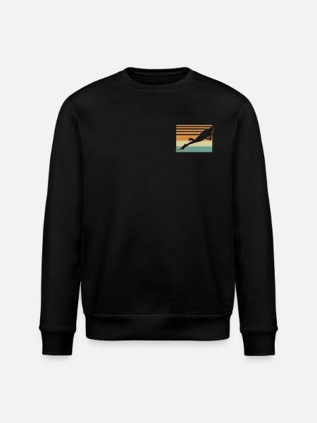 Diver Flag - Stanley/Stella Unisex Bio-Sweatshirt ROLLER - Schwarz