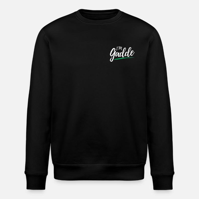Im Gadde – Logo Hell - Stanley/Stella ROLLER Unisex Organic Sweatshirt - black