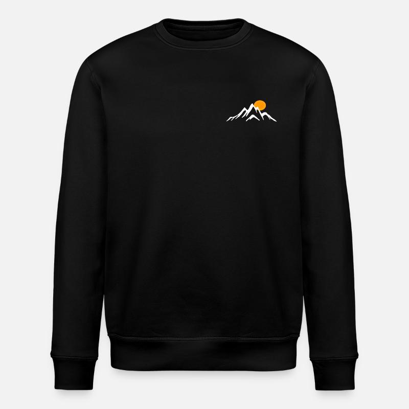La montagne - Sweat bio ROLLER Stanley/Stella Unisexe - noir