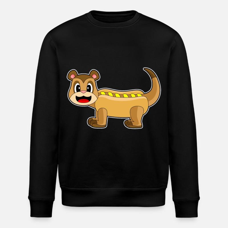 Hot-dog suricate - Sweat bio ROLLER Stanley/Stella Unisexe - noir