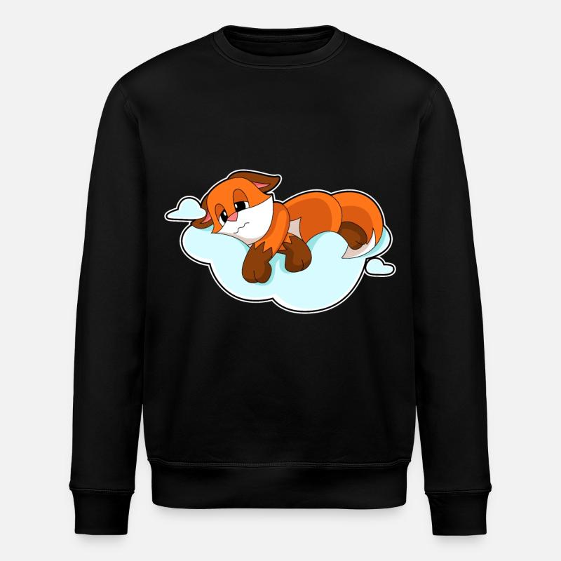 Nuages de renard - Sweat bio ROLLER Stanley/Stella Unisexe - noir