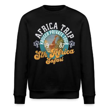 Kruger private tour Sht Africa - Sweat bio ROLLER Stanley/Stella Unisexe - noir - Devant - Nik (191cm)
