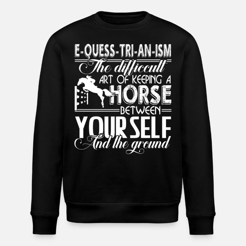 Equestrian Definition - Stanley/Stella ROLLER Unisex Organic Sweatshirt - black