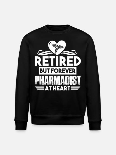 Pharmacist Forever Pharmacist - Stanley/Stella ROLLER Unisex Organic Sweatshirt - black